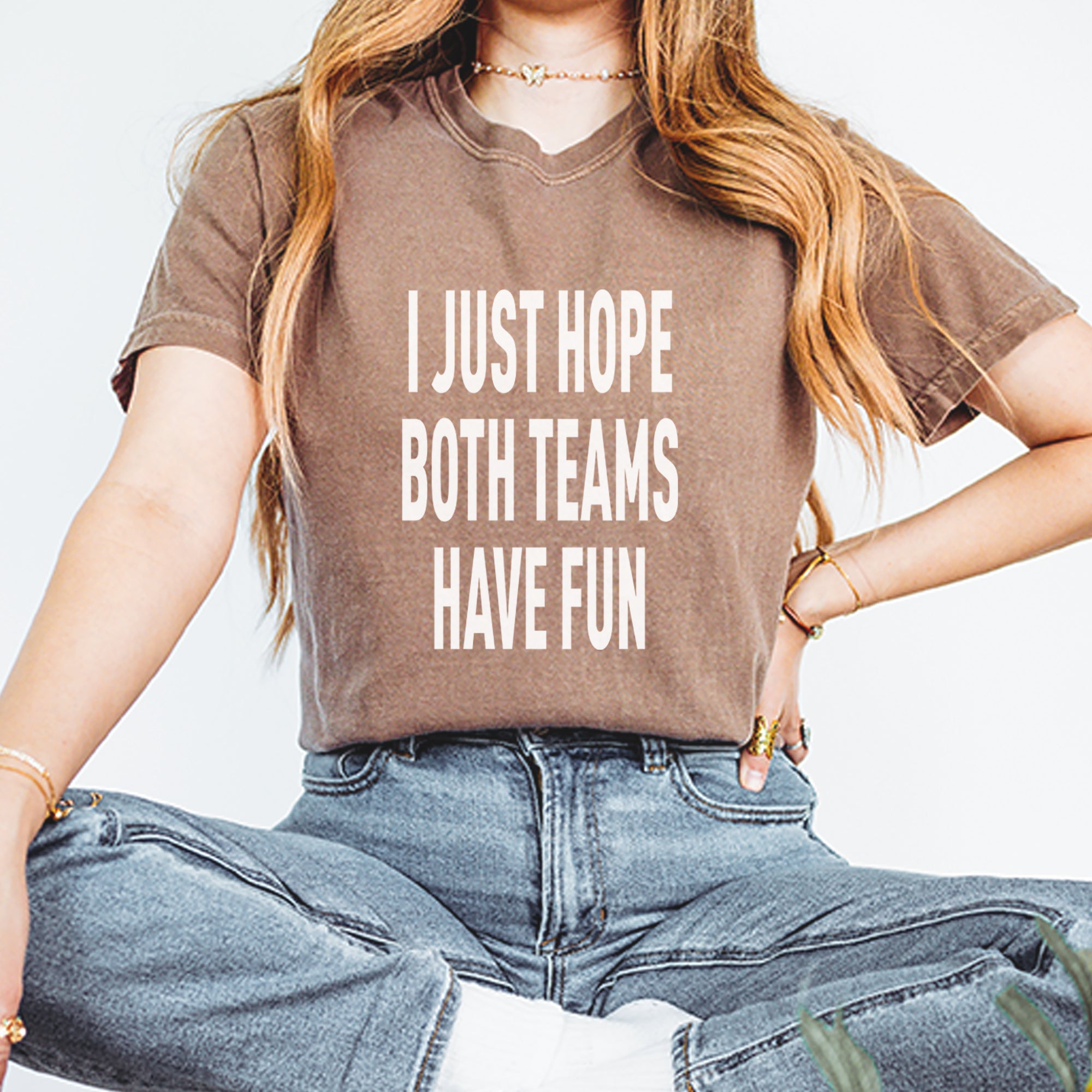 I Just Hope Both Teams Have Fun Sports Vintage Soft Unisex T-shirt 