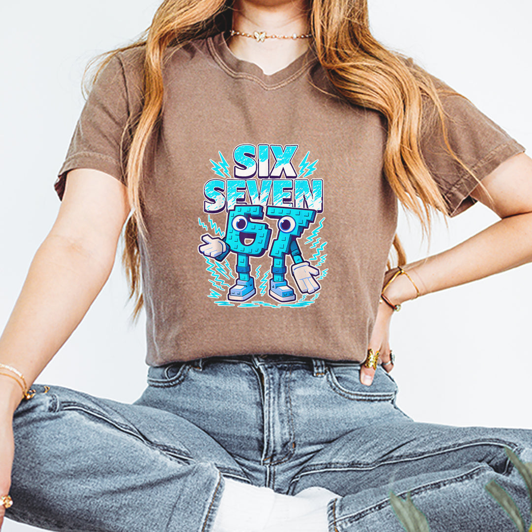 67 Brainrot Meme Slang Vintage Soft Unisex T-shirt 
