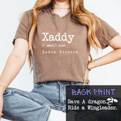 Xaddy Save A Dragon Ride A Wingleader Vintage Soft Unisex T-shirt 