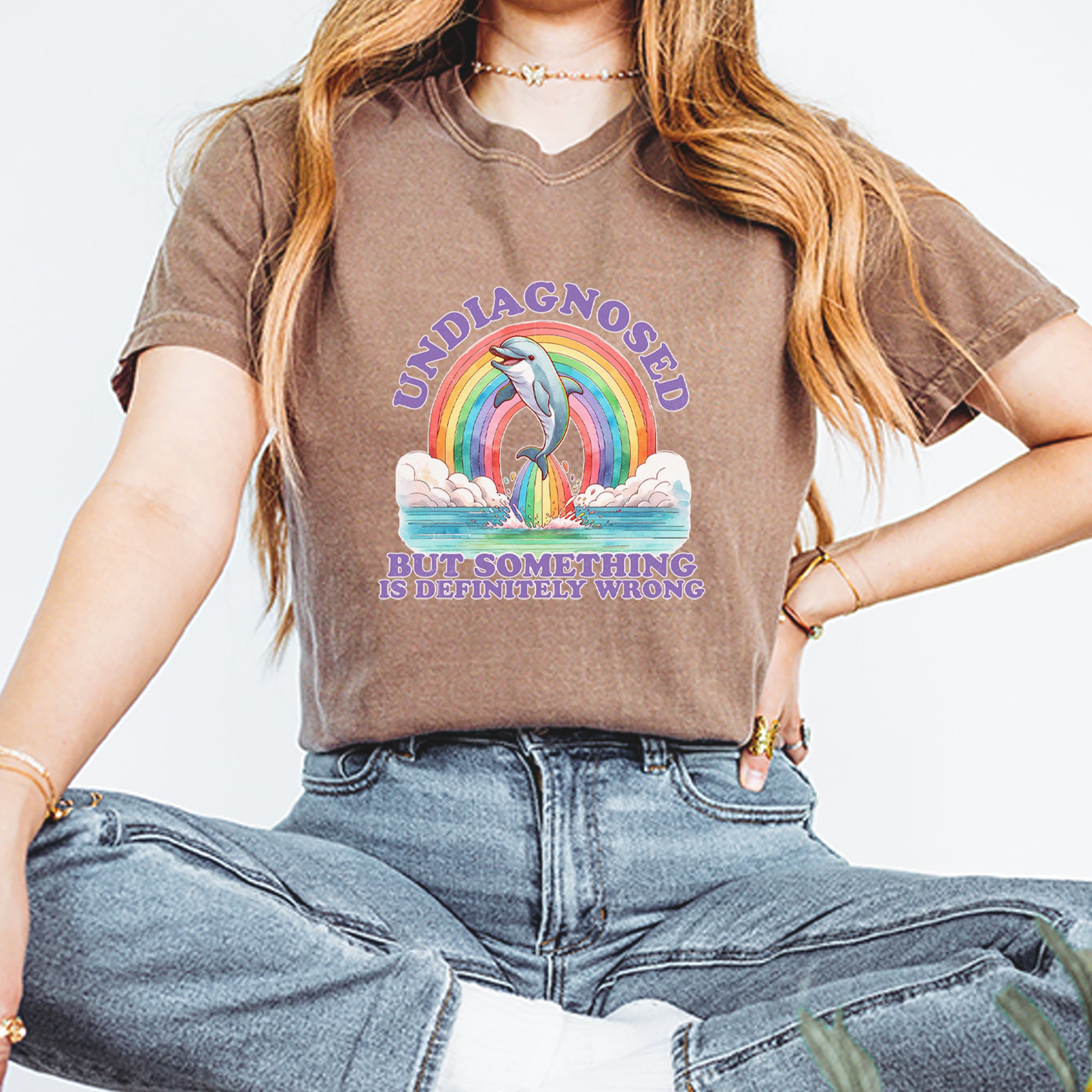 Undiagnosed But Something Is Definitely Wrong Vintage Soft Unisex T-shirt 