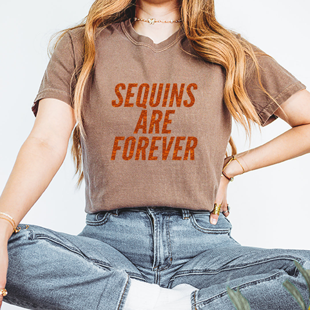 Sequins Are Forever Retro Glam Vintage Soft Unisex T-shirt 