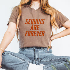 Sequins Are Forever Retro Glam Vintage Soft Unisex T-shirt 