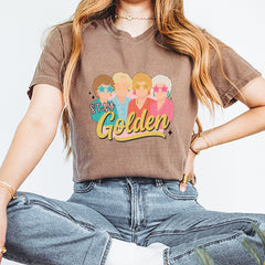 Stay Golden Girls Retro Vintage Soft Unisex T-shirt 