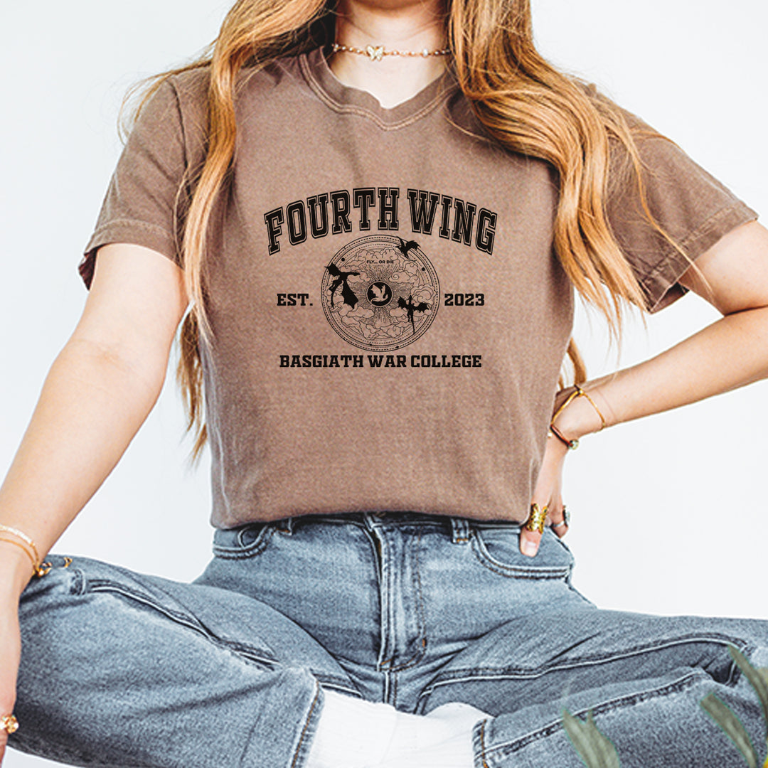 Fourth Wing Basgiath War College Vintage Soft Unisex T-shirt