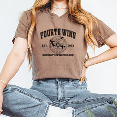 Fourth Wing Basgiath War College Vintage Soft Unisex T-shirt