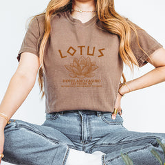 Lotus Hotel and Casino Vintage Soft Unisex T-shirt 