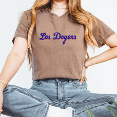 Los Doyers LA Baseball Vintage Soft Unisex T-shirt 