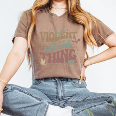 Violent Little Thing Dragon Vintage Soft Unisex T-shirt 