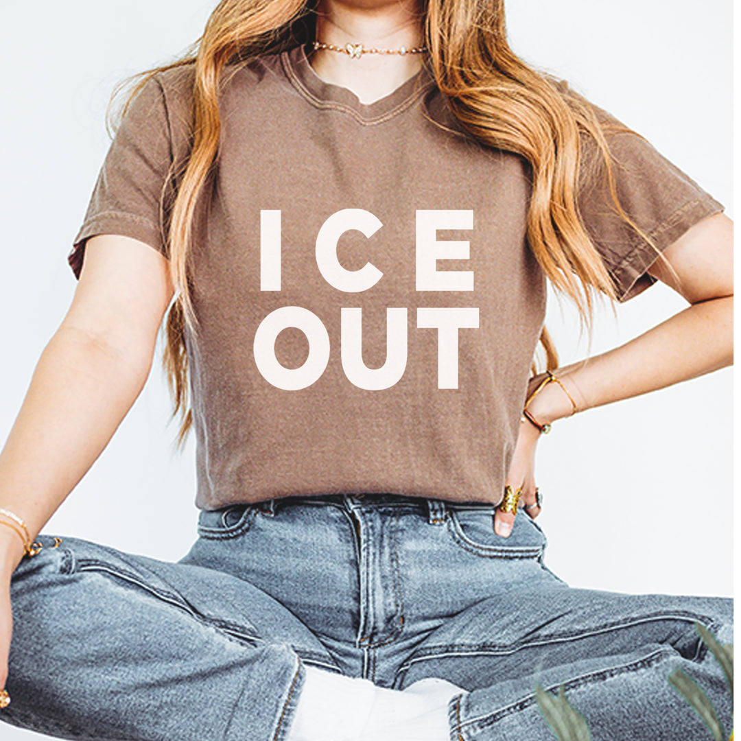 Ice Out Protest Vintage Soft Unisex T-shirt 