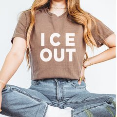 Ice Out Protest Vintage Soft Unisex T-shirt 