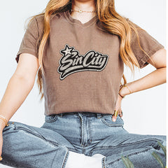 Sin City Vegas Retro Vintage Vintage Soft Unisex T-shirt 
