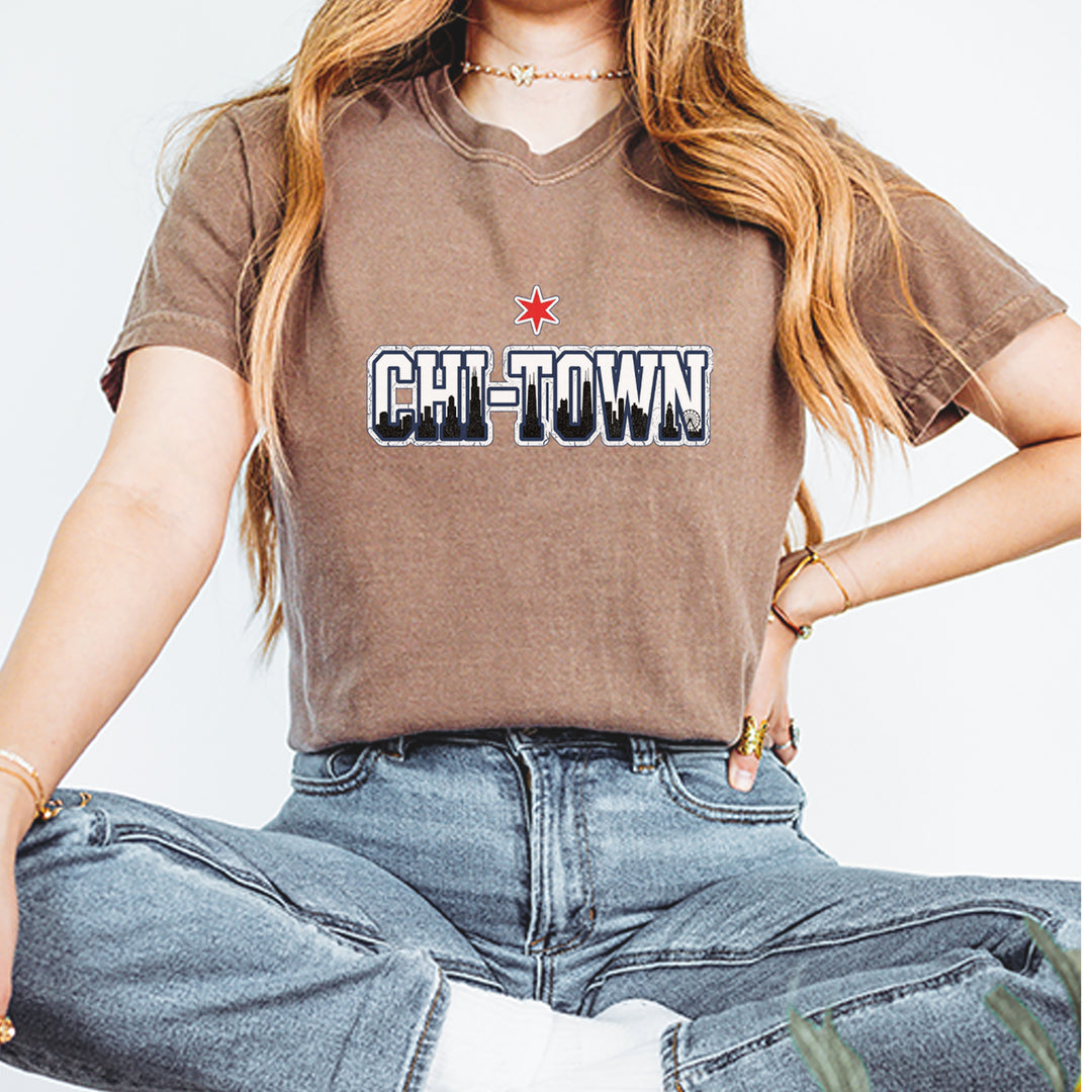 Chicago Chi-Town City Pride Vintage Soft Unisex T-shirt 