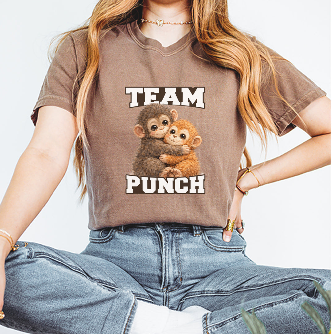 Team Punch Panchi-kun Monkey Vintage Soft Unisex T-shirt 
