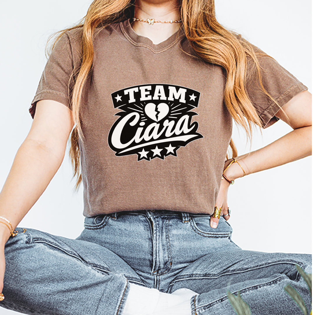 Team Ciara Scamanda Broken Heart Vintage Soft Unisex T-shirt 