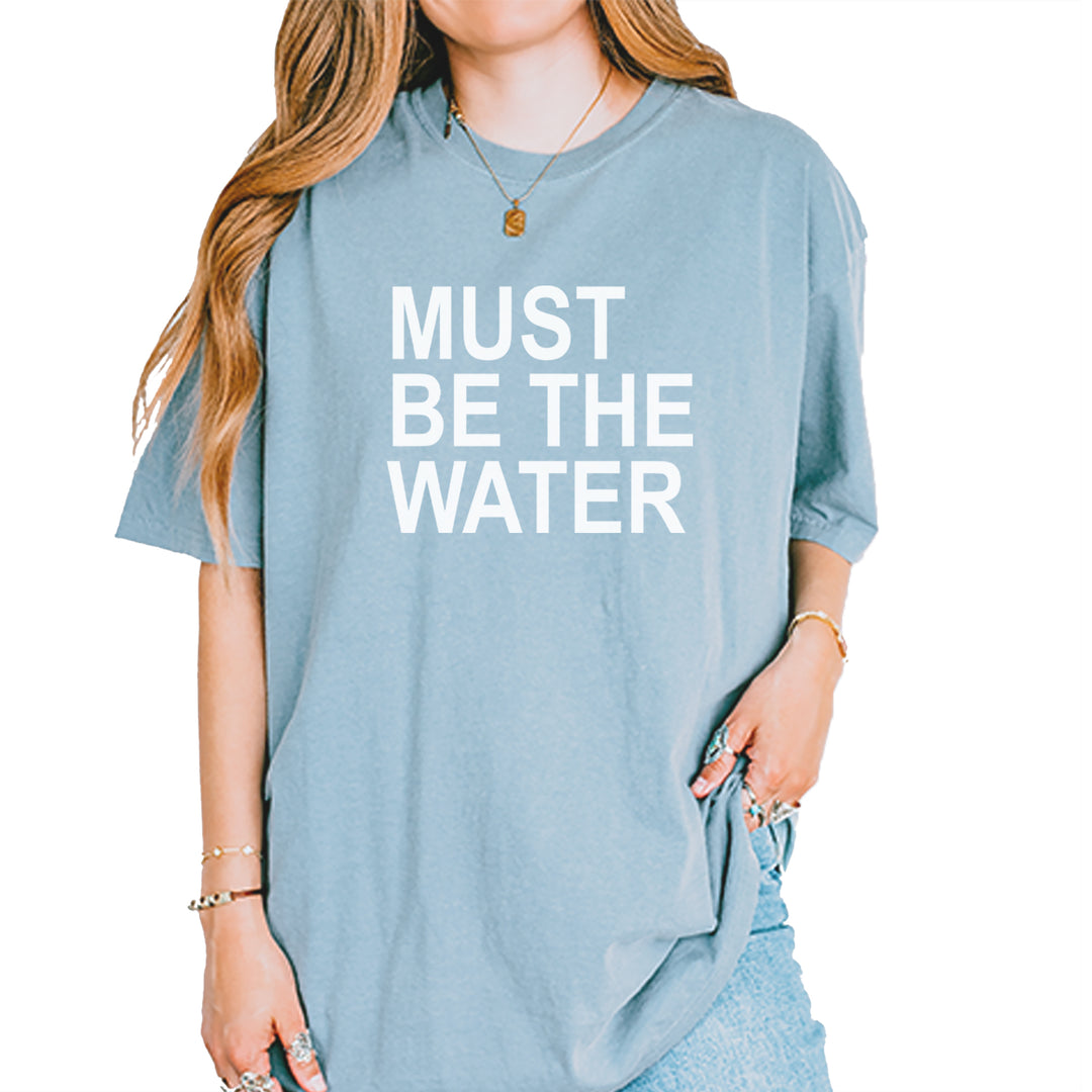 Must Be The Water Funny Racing Meme Vintage Soft Unisex T-shirt Ice Blue