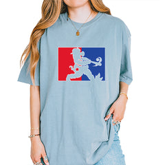 Batter Up Philly Baseball Phan Vintage Soft Unisex T-shirt Ice Blue