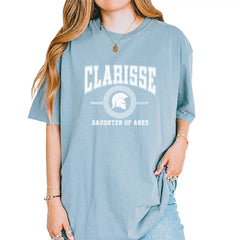 Clarisse Daughter of Ares Battle Ready Vintage Soft Unisex T-shirt Ice Blue