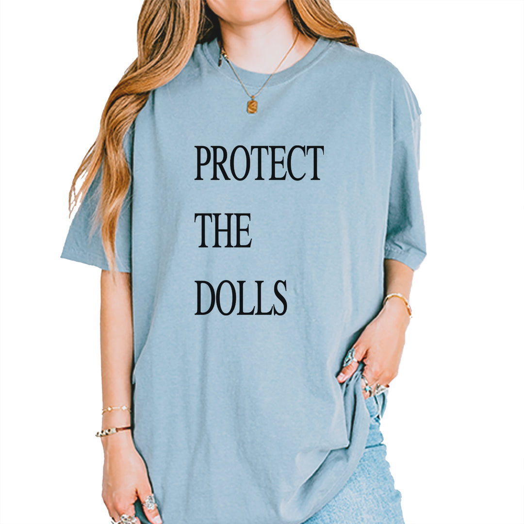 Protect The Dolls Equal Rights Vintage Soft Unisex T-shirt Ice Blue