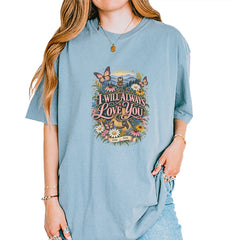 I Will Always Love You Dolly Vintage Soft Unisex T-shirt Ice Blue