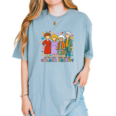 Golden Forever Golden Girls Vintage Soft Unisex T-shirt Ice Blue