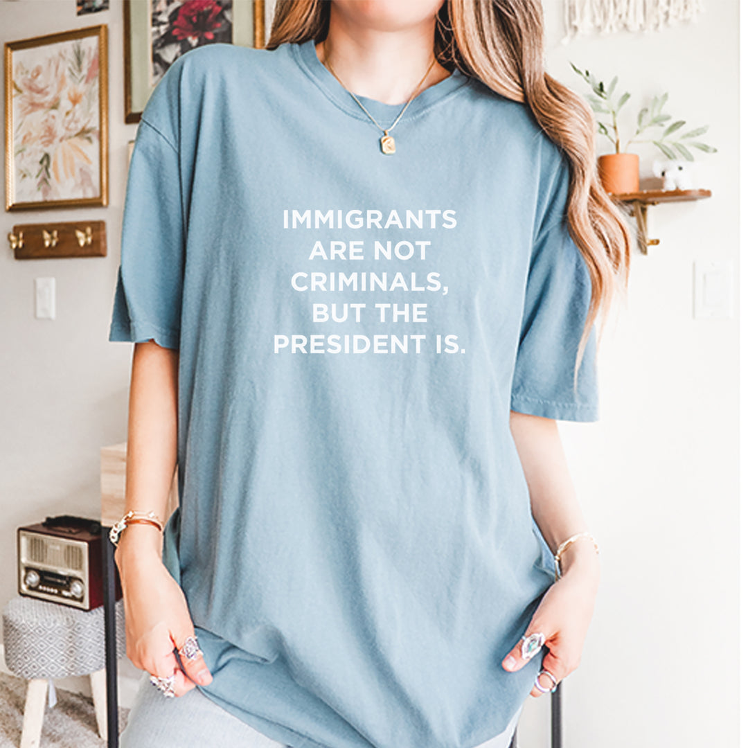 Immigrants Are Not Criminals Vintage Soft Unisex T-shirt 