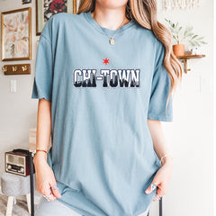 Chicago Chi-Town City Pride Vintage Soft Unisex T-shirt 