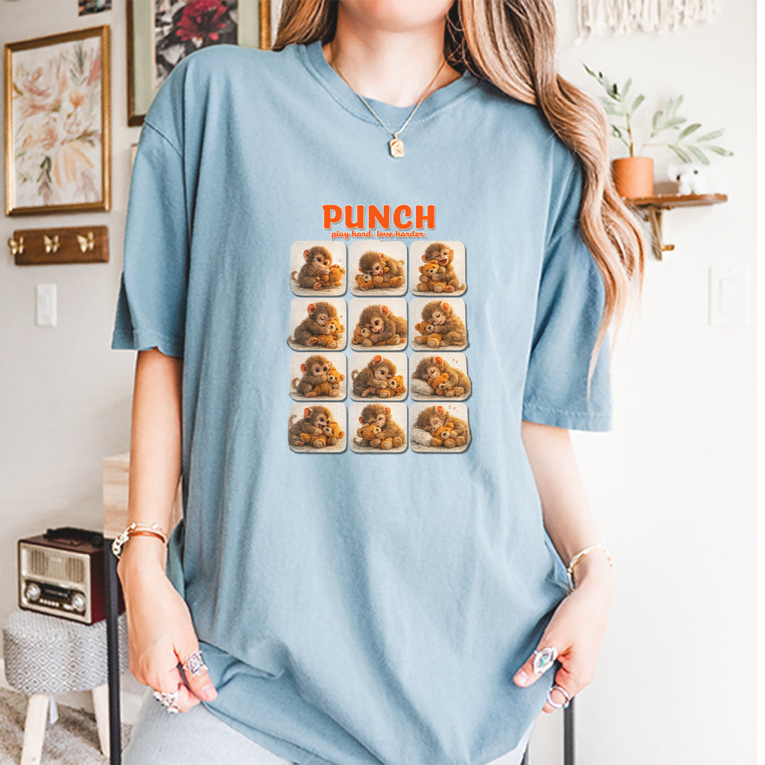 Punch Play Hard Love Harder Vintage Soft Unisex T-shirt 