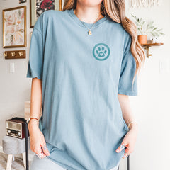TLC To Love a Canine Dog Rescue Teal Vintage Soft Unisex T-shirt 
