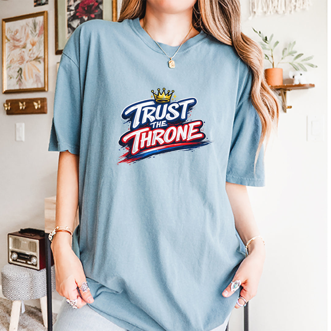 Trust The Throne Crown Philly Hoops Vintage Soft Unisex T-shirt 