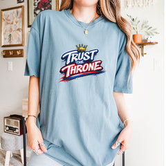 Trust The Throne Crown Philly Hoops Vintage Soft Unisex T-shirt 