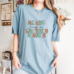 Dancing Through The Lightning Strikes Vintage Soft Unisex T-shirt 