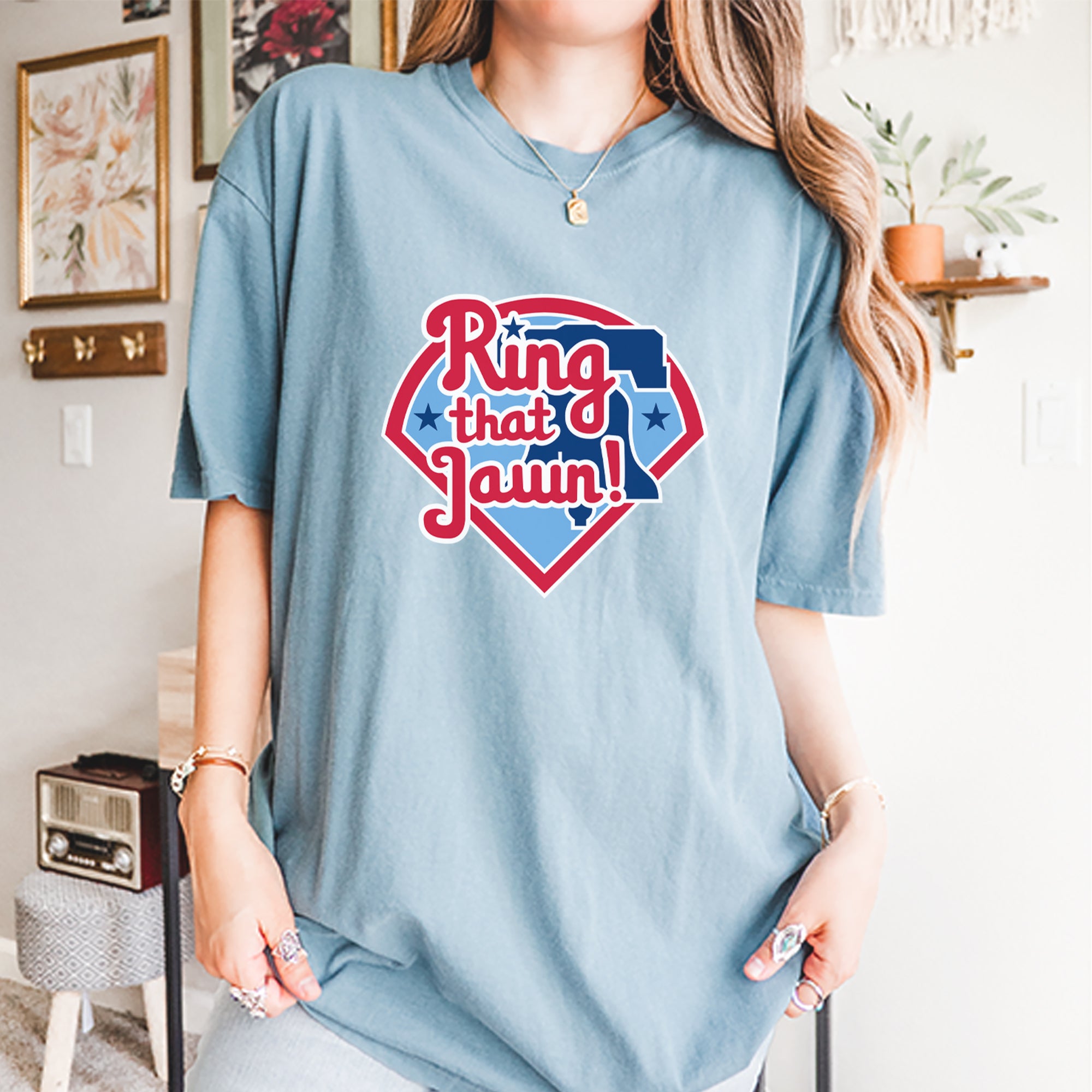 Ring That Jawn Philly Baseball Vintage Soft Unisex T-shirt 