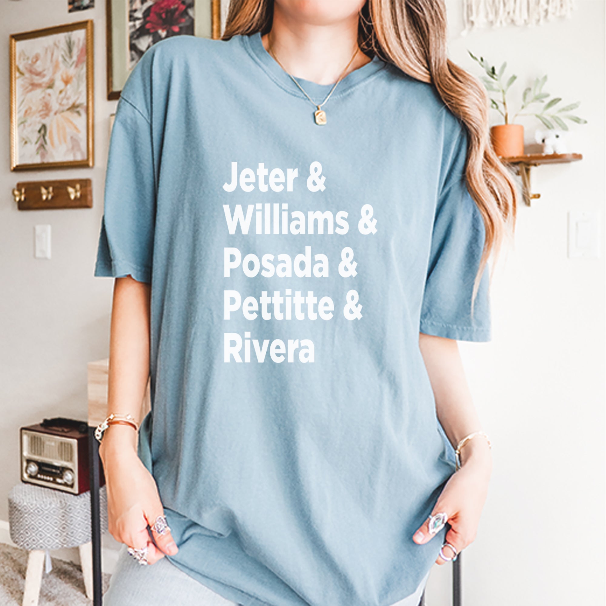 Jeter & Williams & Posada & Pettitte & Rivera Vintage Soft Unisex T-shirt 