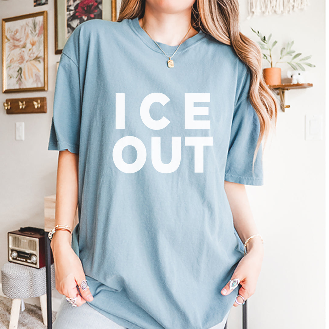 Ice Out Protest Vintage Soft Unisex T-shirt 