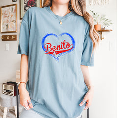 Benito Heart Puerto Rico Vintage Soft Unisex T-shirt 