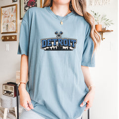 Detroit Motor City Retro Piston Vintage Soft Unisex T-shirt 