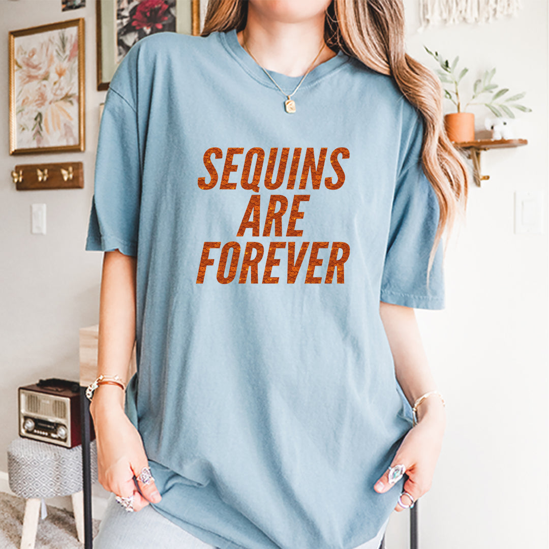 Sequins Are Forever Retro Glam Vintage Soft Unisex T-shirt 