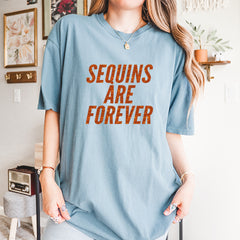 Sequins Are Forever Retro Glam Vintage Soft Unisex T-shirt 