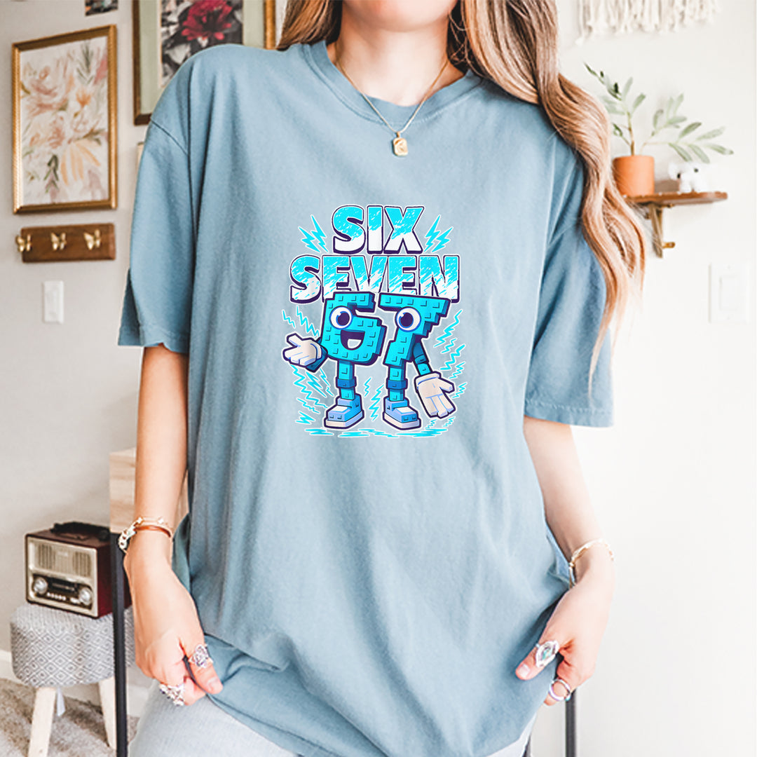 67 Brainrot Meme Slang Vintage Soft Unisex T-shirt 