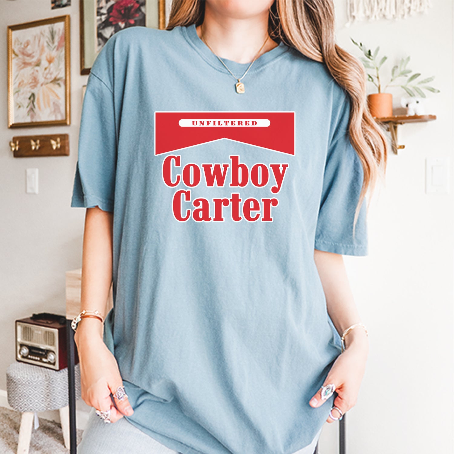 Cowboy Karter Country Act Two Vintage Soft Unisex T-shirt 