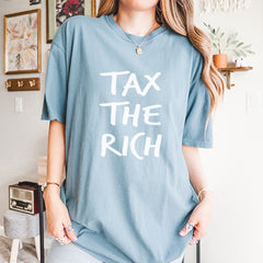 Tax the Rich Protest Wealth Inequality Vintage Soft Unisex T-shirt 