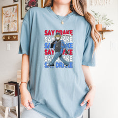 Say Drake Smiling Meme Mustard Vintage Soft Unisex T-shirt 