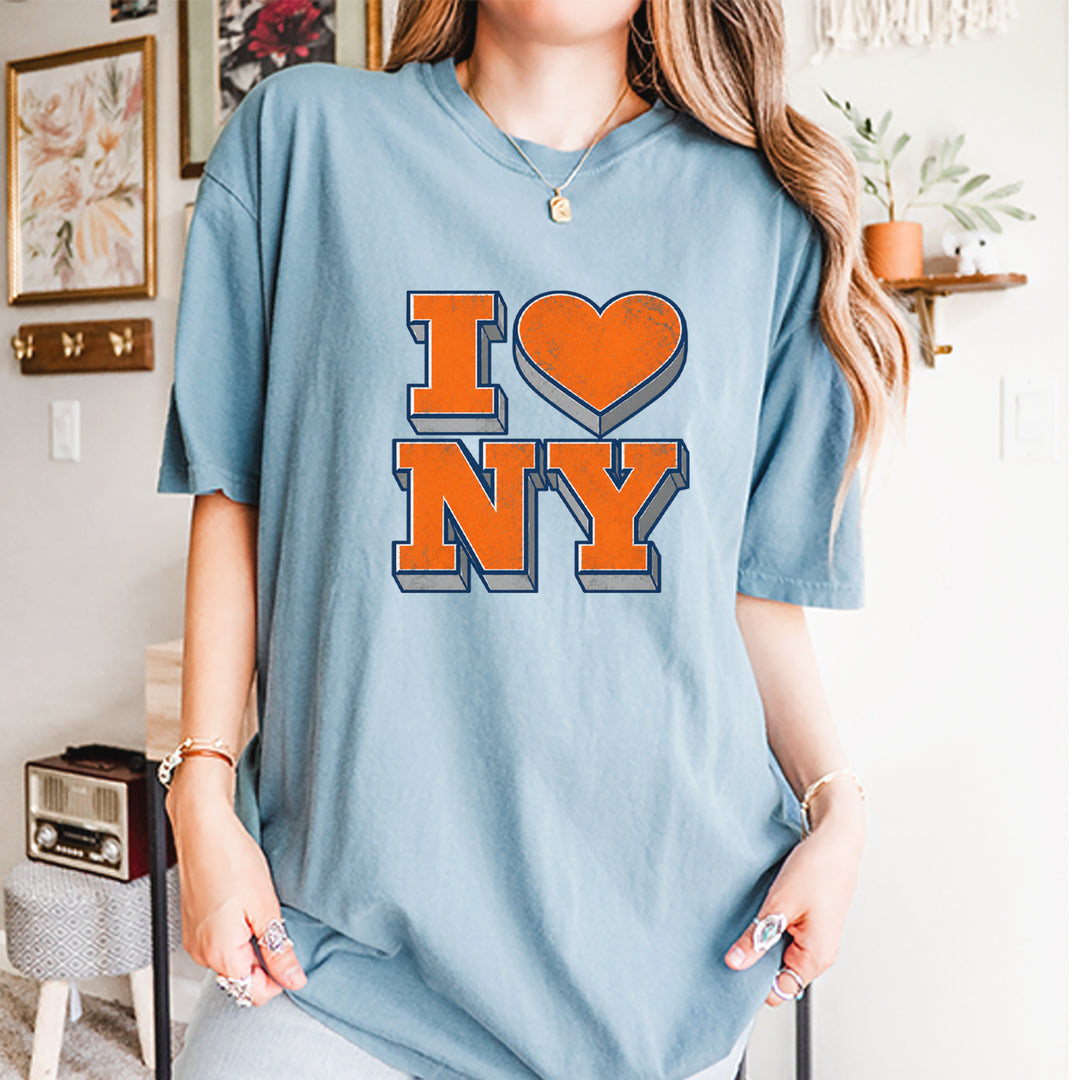 New York City Pride Heart Vintage Soft Unisex T-shirt 