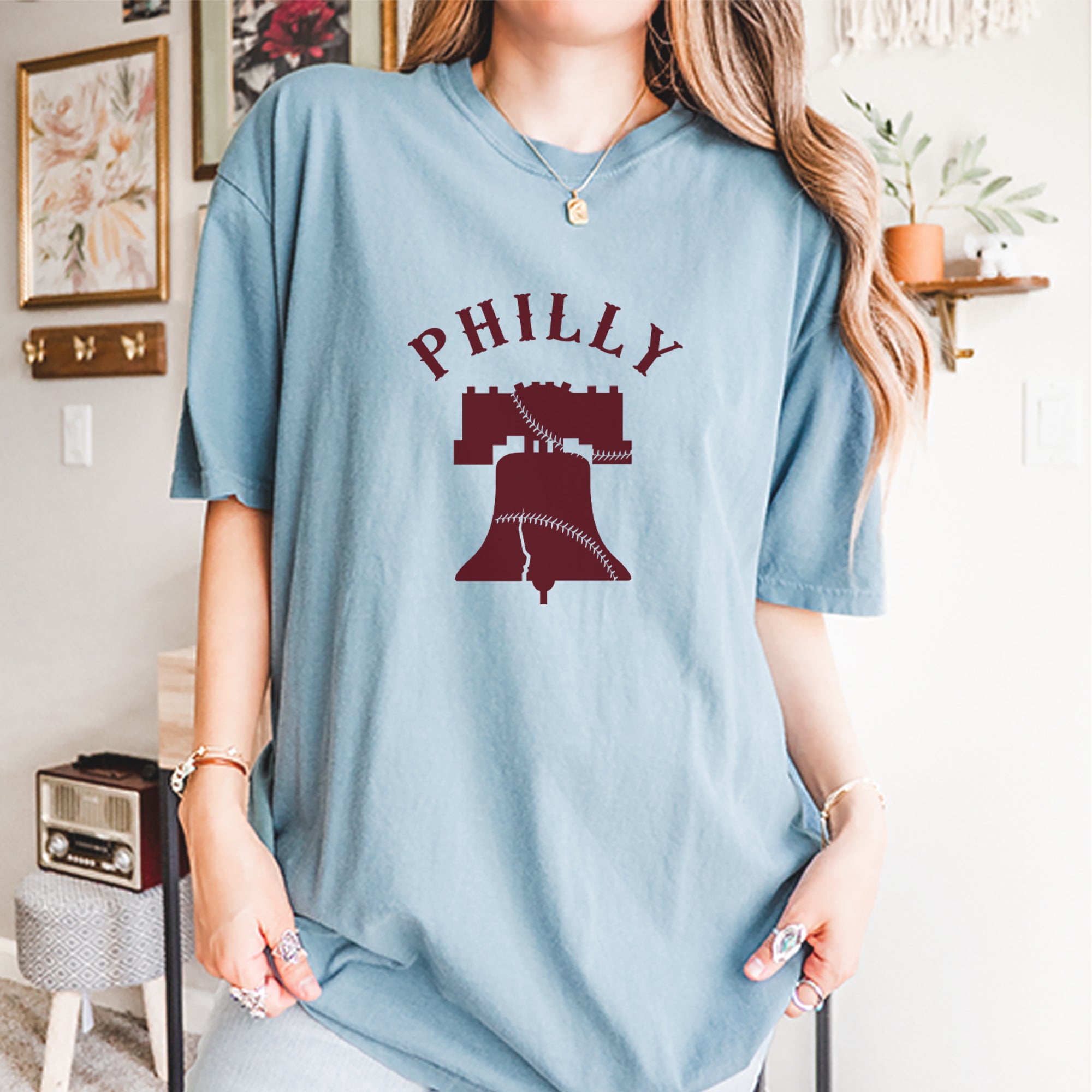Philly Cracked Liberty Bell Vintage Soft Unisex T-shirt 
