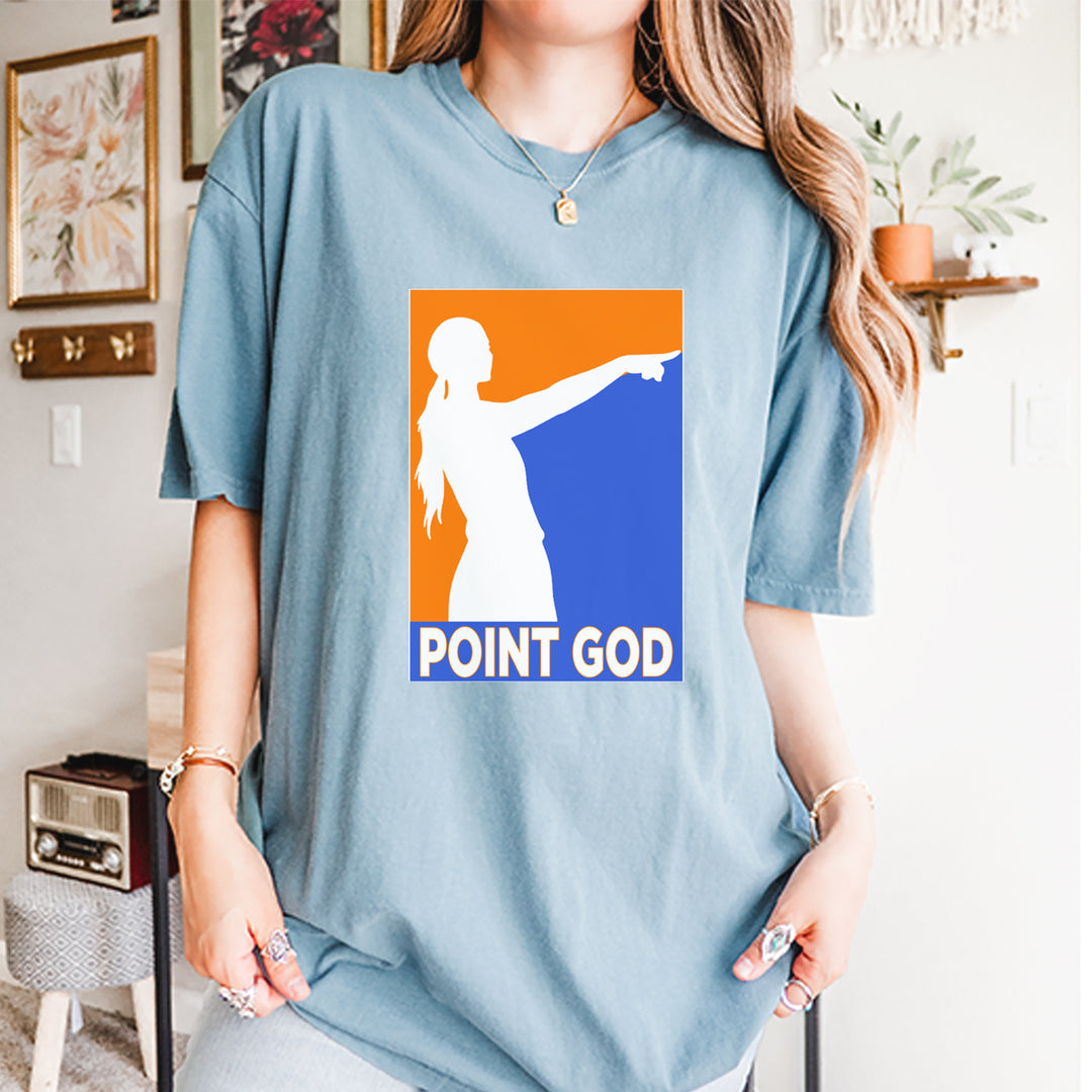 Point God Cunningham Basketball Pointing Meme  Vintage Soft Unisex T-shirt 