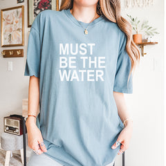 Must Be The Water Funny Racing Meme Vintage Soft Unisex T-shirt 
