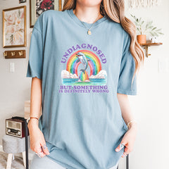 Undiagnosed But Something Is Definitely Wrong Vintage Soft Unisex T-shirt 