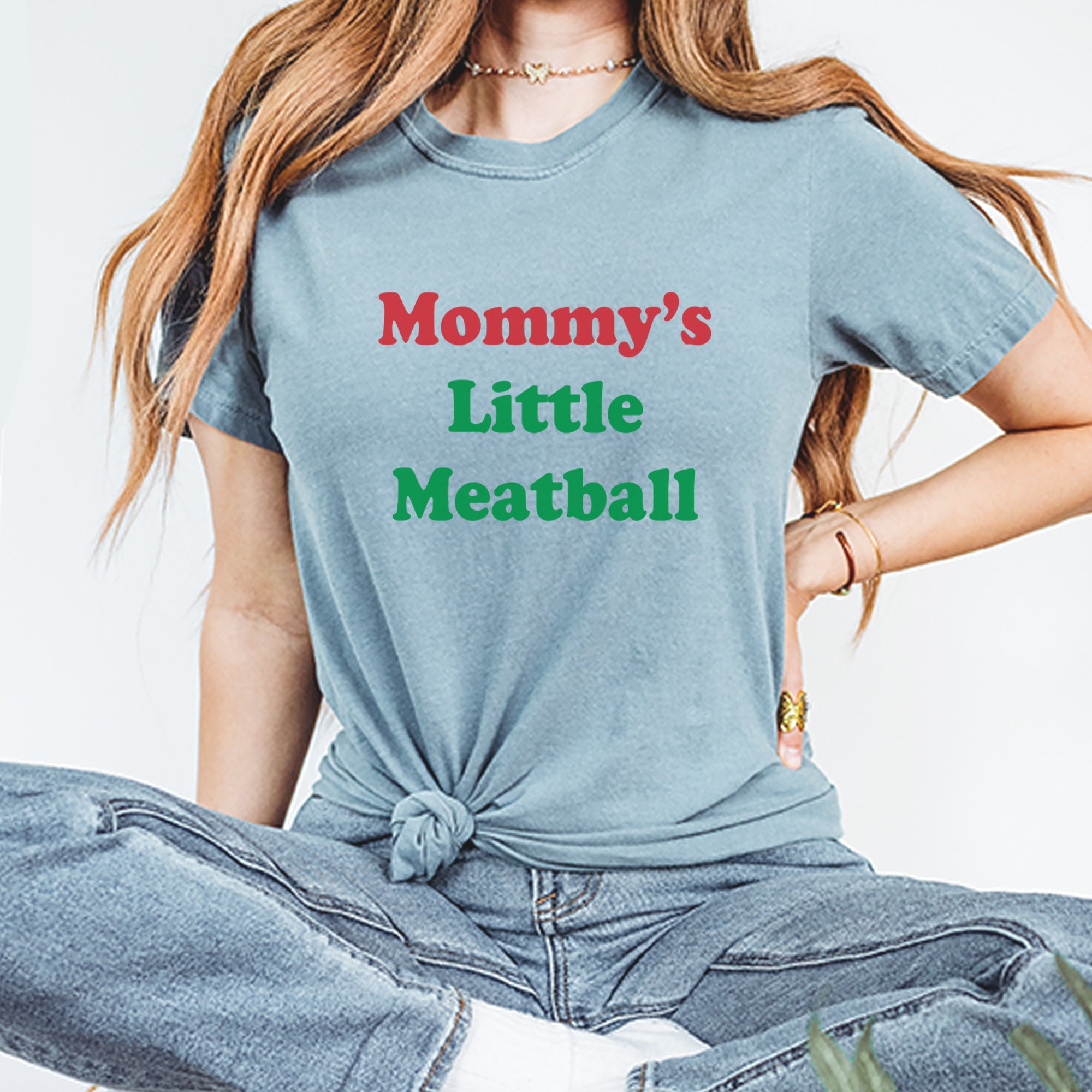 Mommy's Little Meatball Love Island Vintage Soft Unisex T-shirt 