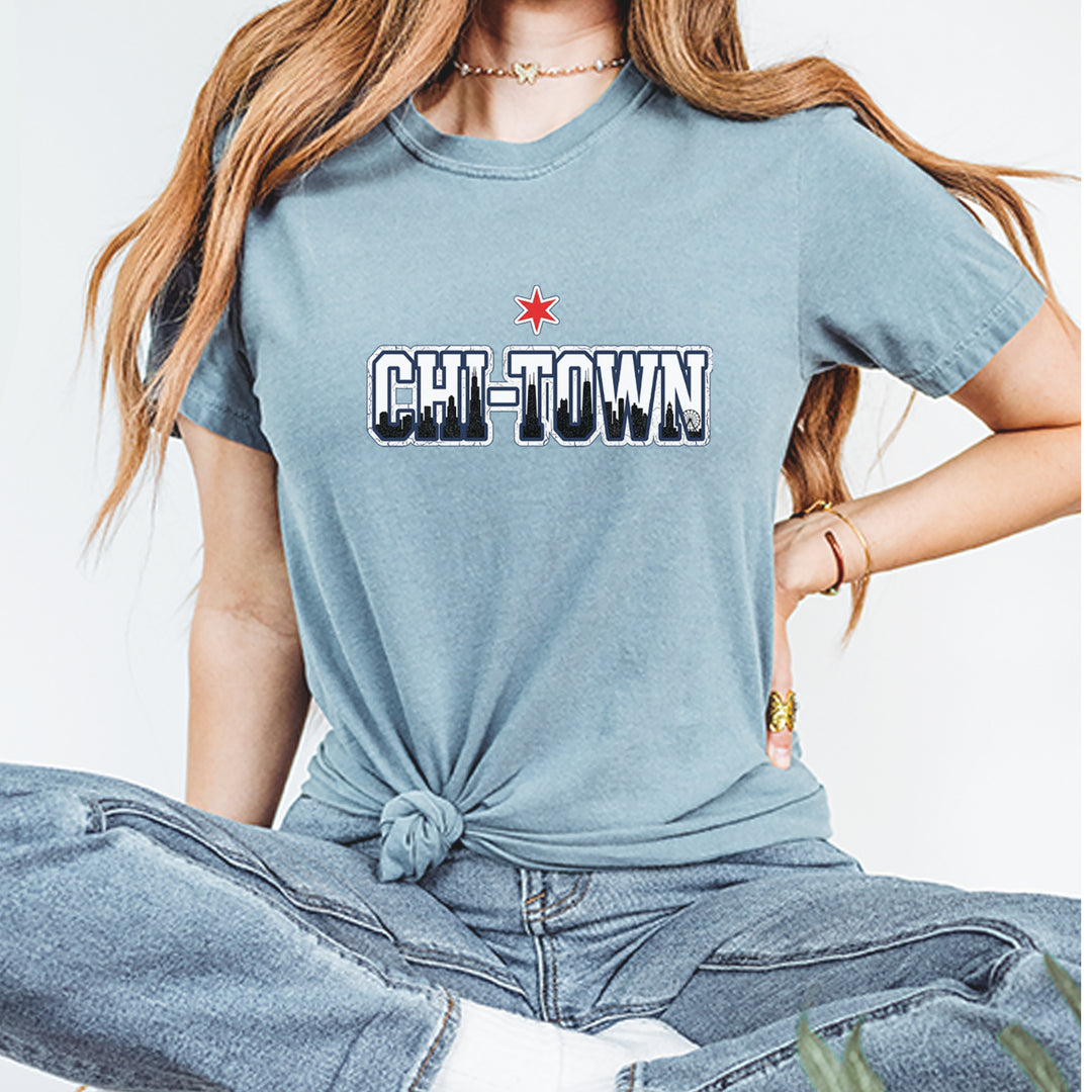 Chicago Chi-Town City Pride Vintage Soft Unisex T-shirt 