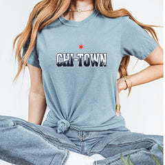 Chicago Chi-Town City Pride Vintage Soft Unisex T-shirt 